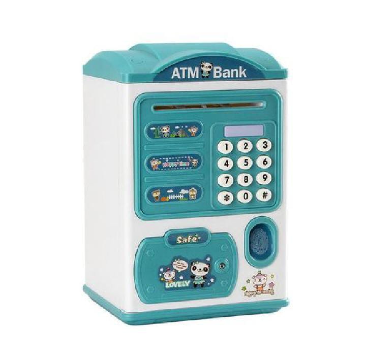 Children's ATM Fingerprint Money Box – Electronic Coin Bank with Password & Fingerprint Sensing