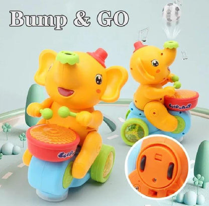 BATTERY OPERATED BALL ELEPHANT AIR BALL WITH LIGHTS SOUNDS