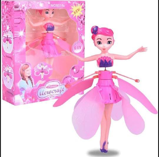 Magic Flying Fairy Princess Doll – USB Rechargeable Gesture Sensing Toy for Kids