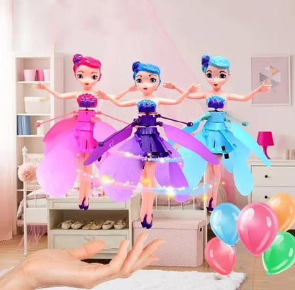 Magic Flying Fairy Princess Doll – USB Rechargeable Gesture Sensing Toy for Kids