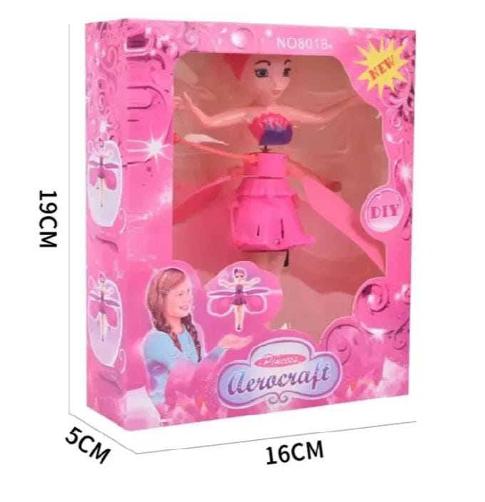 Magic Flying Fairy Princess Doll – USB Rechargeable Gesture Sensing Toy for Kids