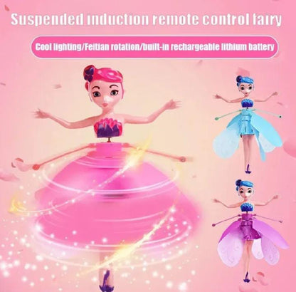 Magic Flying Fairy Princess Doll – USB Rechargeable Gesture Sensing Toy for Kids