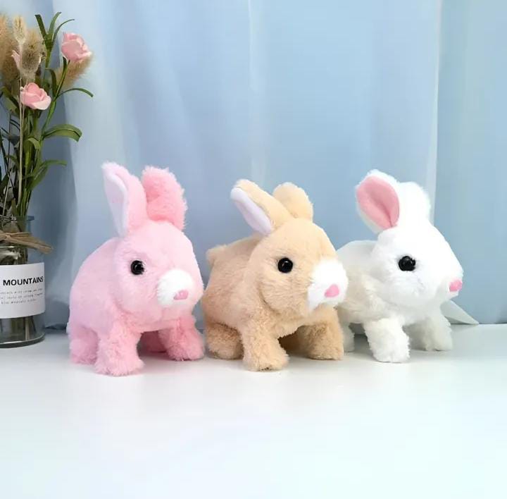 Battery-Operated Walking Rabbit Toy with Sound – 4 Colors, Perfect Gift for Babies & Toddlers