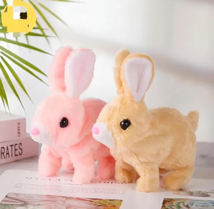 Battery-Operated Walking Rabbit Toy with Sound – 4 Colors, Perfect Gift for Babies & Toddlers