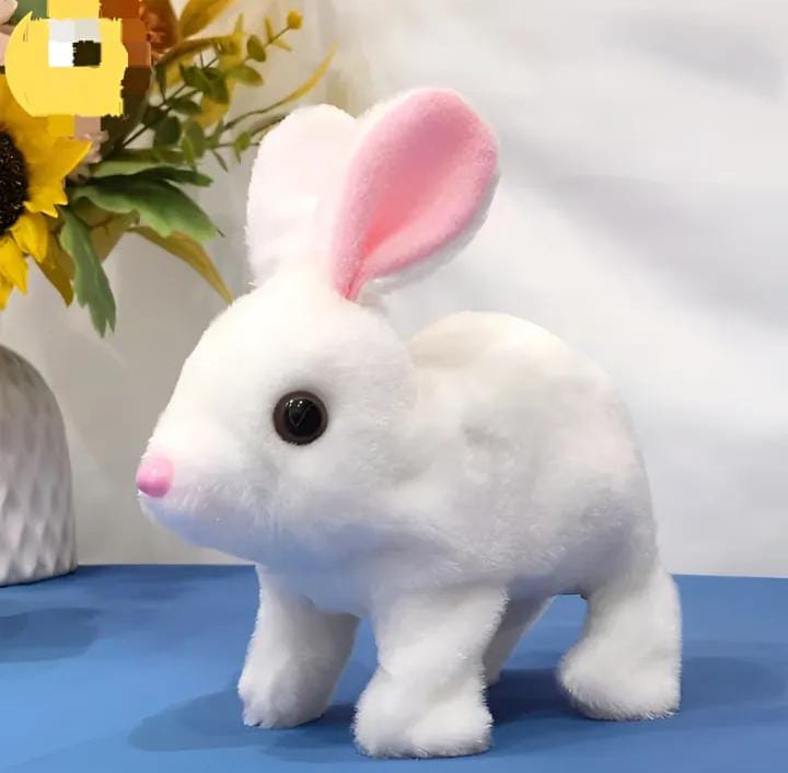 Battery-Operated Walking Rabbit Toy with Sound – 4 Colors, Perfect Gift for Babies & Toddlers